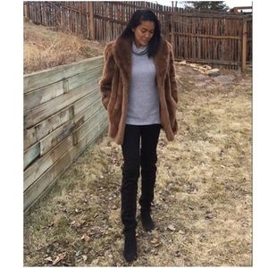 William Rast Heather Gray Turtle Neck Sweater